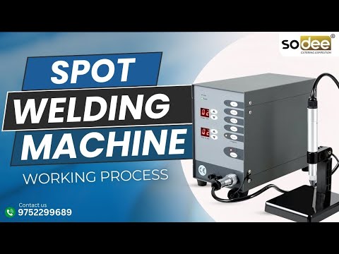 Spot welding machine for Jewelry working Process | SODEE JEWELTECH