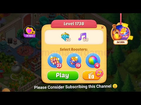 Matchington Mansion Level 1738, Level 1739 & Level 1740 - iOS/ Android
