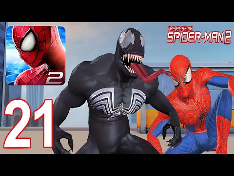 The Amazing Spider Man 2 - Gameplay Walkthrough Part 21 - Spiderman Vs Venom (iOS, Android)