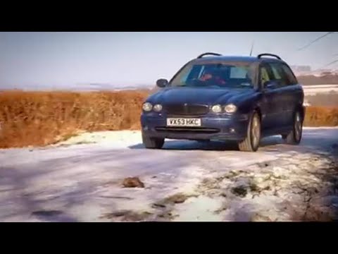 X Type in Snow - Top Gear - BBC autos
