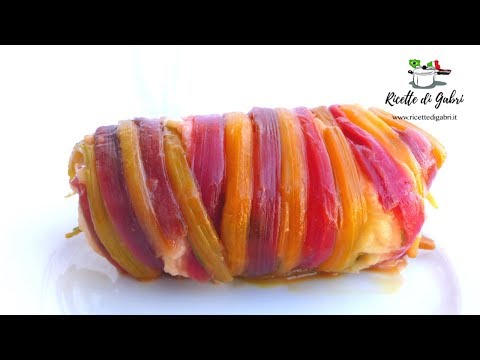 RICETTA BIETOLA e RISO ROTOLO GIALLO ROSSO Coste colorate- RICETTE DI GABRI