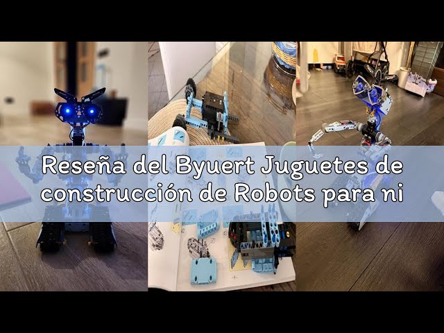 Vídeo relacionado con Byuert Juguetes de construcción de Robots para niños, Kit de Bloques de construcción Stem 4 en 1 con Control Remoto RC Robots Juguetes para niños y niñas de 6+ años (813 Piezas)