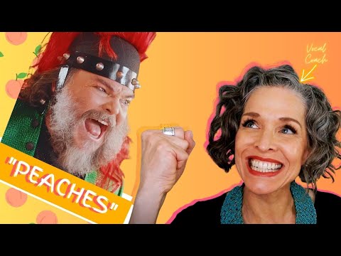 Jack Black - Peaches - The Super Mario Bros. Movie - VOCAL COACH REACTS & DECONSTRUCTS