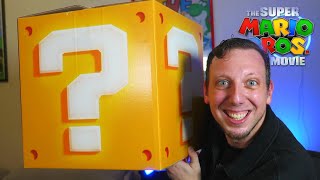 Unboxing a Giant QUESTION BLOCK! | Super Mario Bros Movie