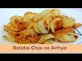 Batata Chips Na AirFryer Fritadeira Sem Óleo Sabor No Prato