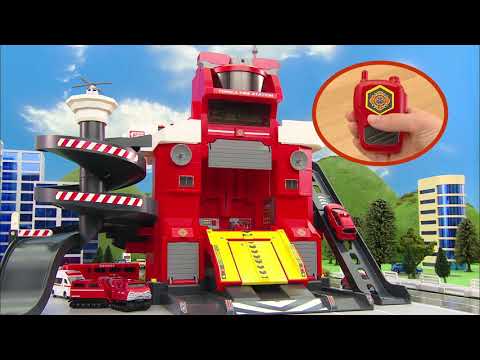 "Tomica Kids channel" Transform Fire Station