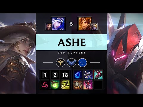 Ashe Support vs Leona - EUW Diamond Patch 25.13
