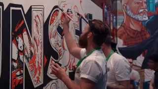 Sunset Overdrive – gamescom Art Mural