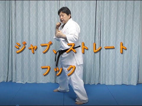 アニマル道場の通信空手　ジャブ、ストレート、フック