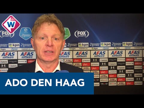 Fons Groenendijk na overwinning van ADO op AZ: 'We kunnen naar boven kijken' - OMROEP WEST SPORT