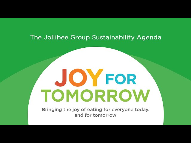 Jollibee Group launches global sustainability agenda entitled Joy for Tomorrow