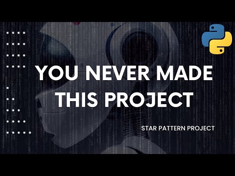 Star Pattern Project For Beginners Python Coding