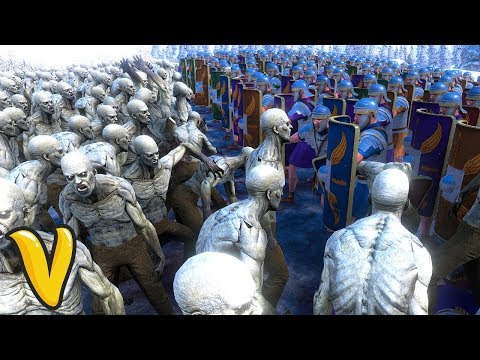 1500 ROMAN LEGIONARIES VS 30000 ZOMBIES! Ultimate Epic Battle Simulator Funny Moments!