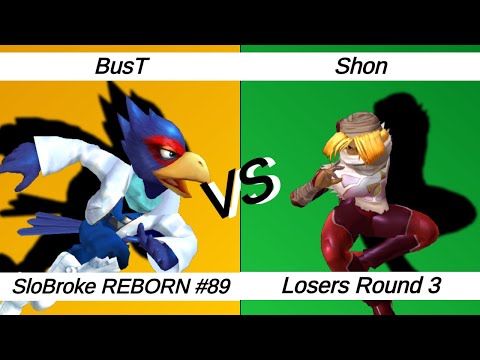SloBroke REBORN #89 – LR3 – BusT ⟮Falco⟯ vs Shon ⟮Sheik⟯