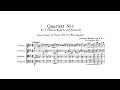 Brahms: String Quartet No. 1 in C minor, Op. 51 No. 1 (with Score)