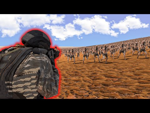 Can 10,000 Modern Soldiers SURVIVE From 20 MILLION Zombies ATTACK - UEBS 2