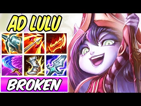 S+ 3.38 AS FULL ATTACK SPEED LULU AD ON-HIT CRIT | New Build & Runes | League of Legends | S11