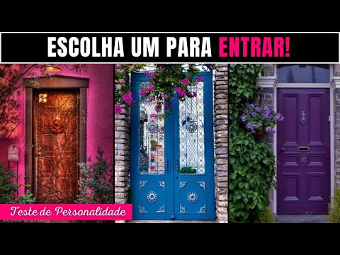 ESCOLHA UM PARA ENTRAR! Quiz de teste de personalidade