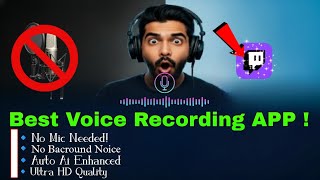 Best Ultra HD Voice Recording App 🎙️ | Record Like a Pro on Your Phone! #voiceover #app
