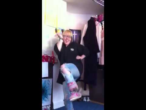 Rebs dancing to Dario G-Chimes