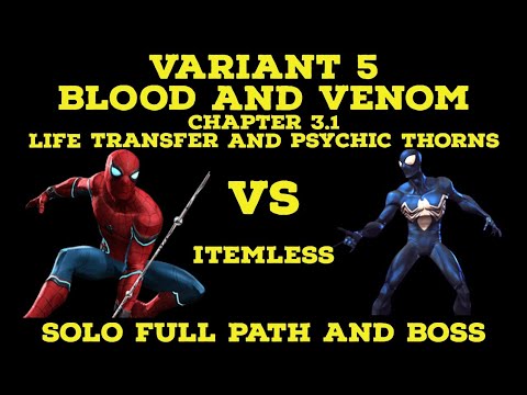 VARIANT 5 ( BLOOD & VENOM ) CHAPTER 3.1COMPLETION | MARVEL CONTEST OF CHAMPIONS |