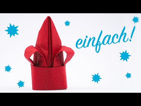 Folding napkins lily EASY 🌸