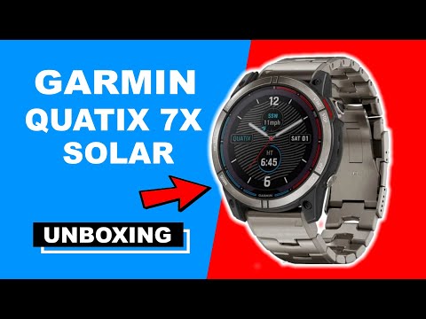 Garmin Quatix 7X Solar Unboxing (010-02541-61)