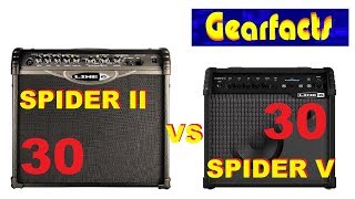 Video thumbnail for Line 6 Spider II 30 vs Spider V 30 guitar amplifiers by Gearfacts