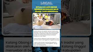 Ritual Kalang Obong, Membakar Barang Milik Orang yang Meninggal di Suku Kalang Kendal