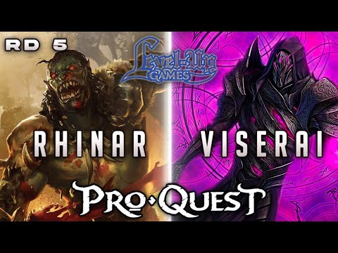 FAB ProQuest | Round 5 | Rhinar vs Viserai | @ Level Up Games Atlanta, GA