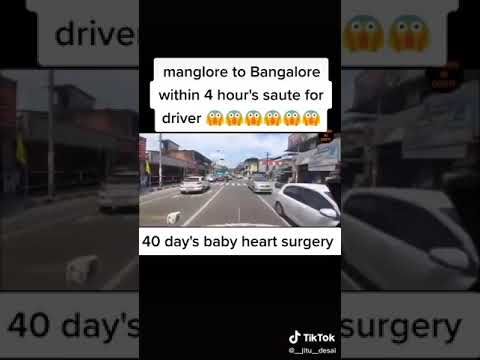 Ambulance driver heart transfer from Mangalore to Bangalore
