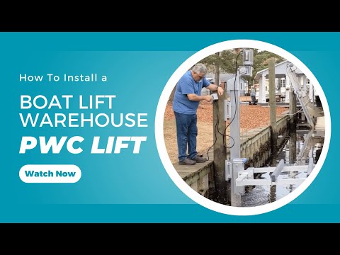 Boat Lift Warehouse PWC Lift Installation