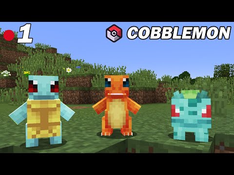 Asfax -  My debut on a new Pokemon Minecraft mod!  Cobblemon Ep 1