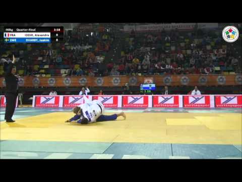 Alexandre IDDIR (FRA) Vs Joakim DVARBY (SWE) - Judo Grand Prix Samsun 2014 [-90kg]