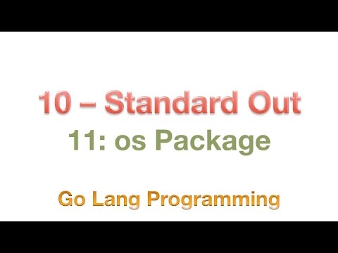 #golang #os #package #striversity 11.10 - Go os.Stdout - Standard Output