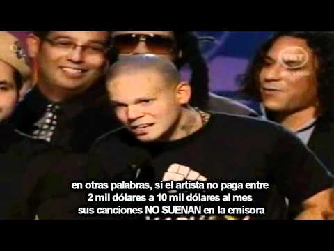 No a la Payola, Si a la Musica - Calle 13 @ Premio Grammy Latino