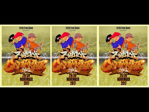 99 Flava vs Raw Cypher // top 8 // Hanoi Concrete Special Jam