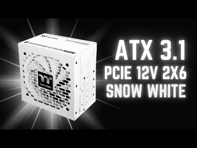 Vídeo relacionado con Thermaltake Toughpower GT 850W | Fuente de Alimentación Totalmente Modular ATX 3.1 | PCIe 5.1 12V-2x6 Nativo | 80 Plus Gold | Ventilador 120mm Silencioso | Smart Zero Fan | 5 Años Garantía | Negro