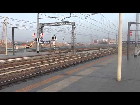 Lo Spettacolo dei Treni 3 - Sequenza di tre treni in transito a Rho-Fiera Milano