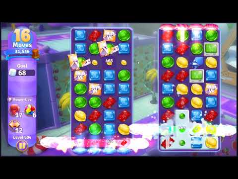 Wonka's World of Candy Level 604 - NO BOOSTERS + FULL STORY 🍫 | SKILLGAMING ✔️