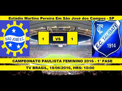 Campeonato Paulista Feminino 2016 São José 1 x 1 Taubaté