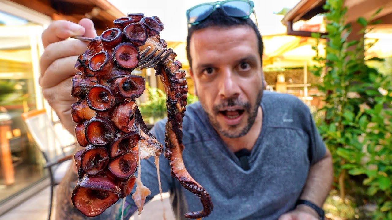 Um dia inteiro provando as MELHORES COMIDAS da Croácia 🤑 🇭🇷