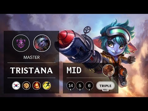 Tristana Mid vs Taliyah - KR Master Patch 9.14