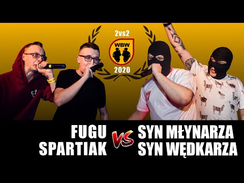 Fugu/Spartiak 🆚 Syn Młynarza/Syn Wędkarza 🎤 WBW 2020 2vs2 (freestyle rap battle)
