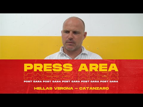 PRESS AREA | MISTER VILLA NEL POST HELLAS VERONA - CATANZARO🎙