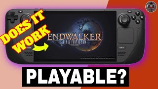 Steam Deck - Final Fantasy 14 - Is it Playable?  Rough Start!