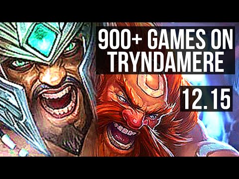 TRYNDAMERE vs GRAGAS (TOP) | 8/1/9, 1.7M mastery, 900+ games, Legendary | EUW Challenger | 12.15