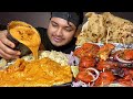 INDIAN BUTTER CHICKEN & BUTTER NAAN WITH TANDOORI CHICKEN | MUKBANG | EATING SHOW
