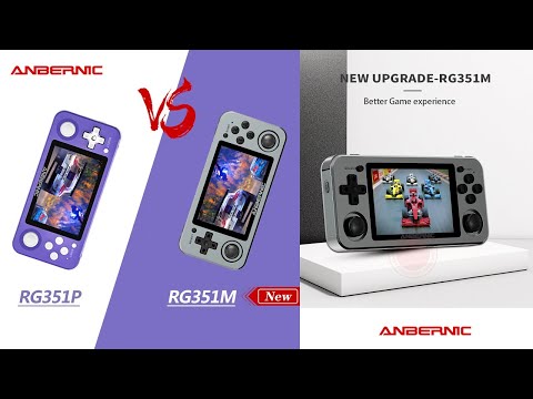 ANBERNIC RG351M Vs. RG351P émulation rétro PS1 N64 PSP Wifi IPS