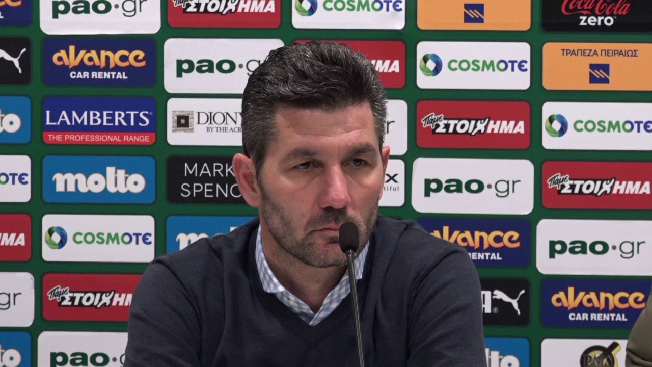 Η συνεντευξη Τυπου μετα τον αγωνα Κυπελλου Παναθηναϊκος – Αστερας Τριπολης | pao.gr